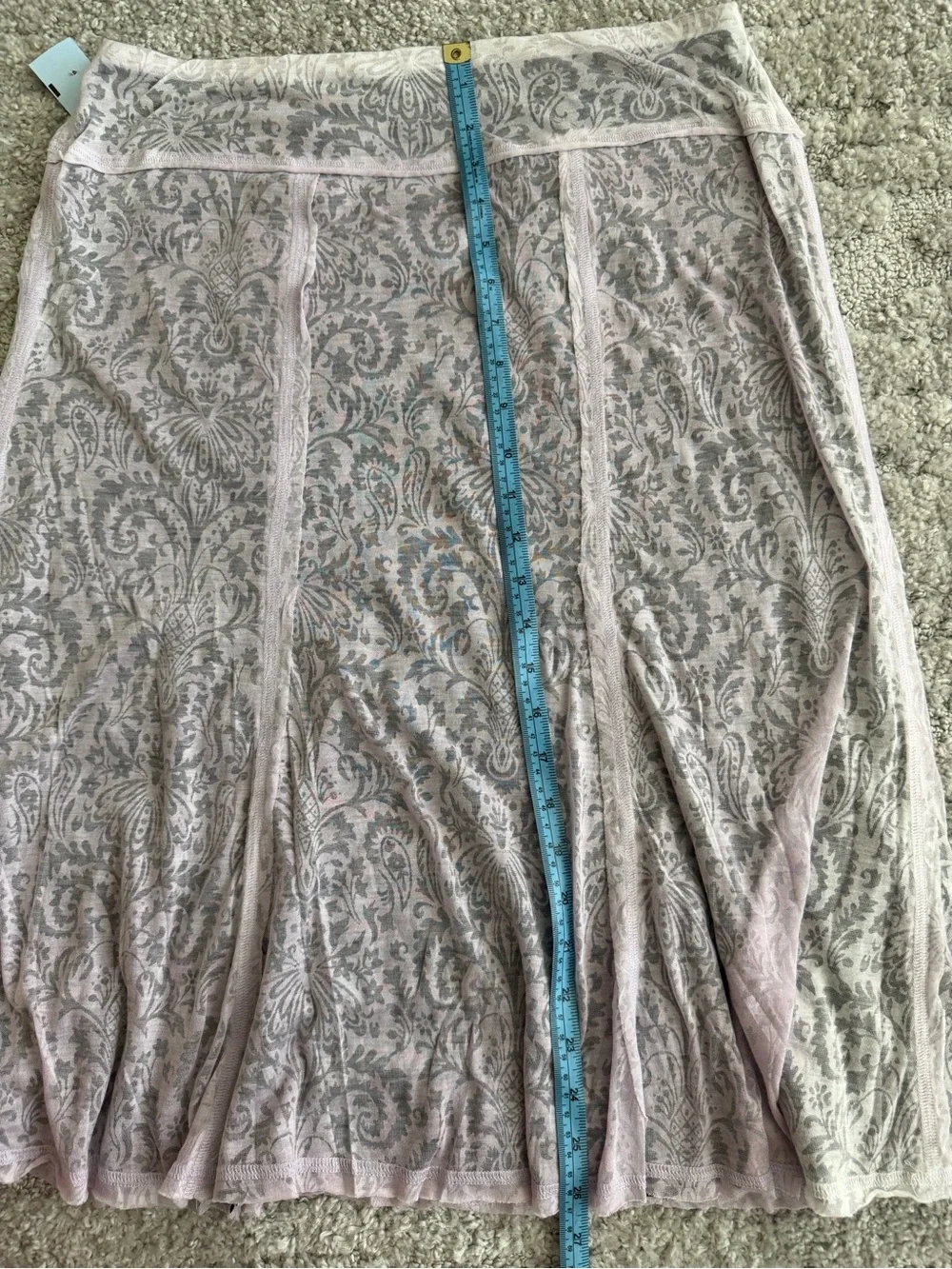 NWT Vintage Nally & Millie USA Size Large Low Rise Y2K Midi Skirt